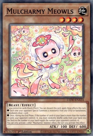 Mulcharmy Meowls Legendary 5D's Decks Yu-Gi-Oh! card