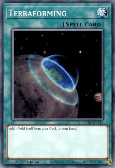 Terraforming Legendary 5D's Decks Yu-Gi-Oh! card
