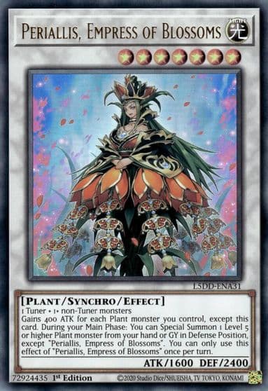 Periallis Empress of Blossoms Legendary 5D's Decks Yu-Gi-Oh! card