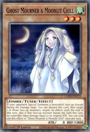 Ghost Mourner and Moonlit Chill Legendary 5D's Decks Yu-Gi-Oh! card