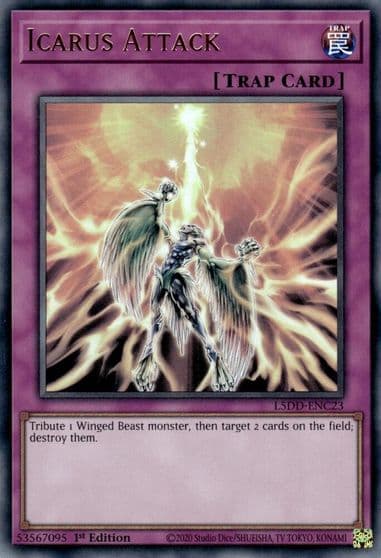 Icarus Attack Legendary 5D's Decks Yu-Gi-Oh! card