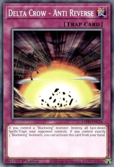 Delta Crow Anti Reverse Legendary 5D's Decks Yu-Gi-Oh! card