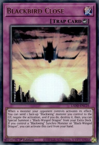 Blackbird Close Legendary 5D's Decks Yu-Gi-Oh! card