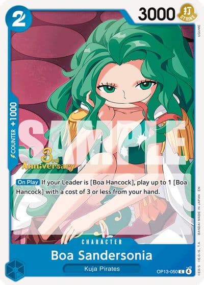 Boa Sandersonia Carrying On His Will: 3rd Anniversary Tournament Cards One Piece card