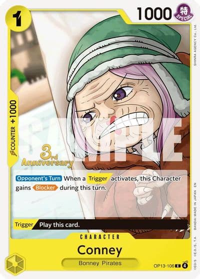 Conney Carrying On His Will: 3rd Anniversary Tournament Cards One Piece card