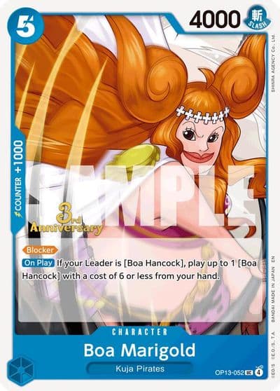 Boa Marigold Carrying On His Will: 3rd Anniversary Tournament Cards One Piece card