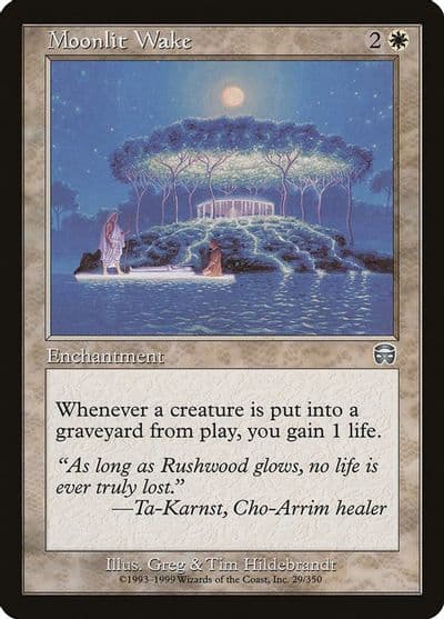 Moonlit Wake Mercadian Masques Magic card