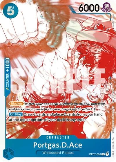 PortgasDAce OP07 053 3rd Anniversary Treasure Campaign Pack One Piece Promotion Cards One Piece card