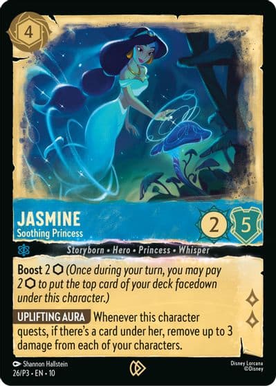 Jasmine Soothing Princess Disney Lorcana Promo Cards Lorcana card