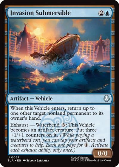 Invasion Submersible Avatar: The Last Airbender Magic card