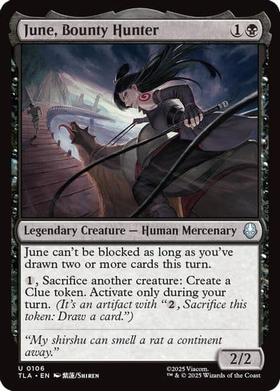 June Bounty Hunter Avatar: The Last Airbender Magic card