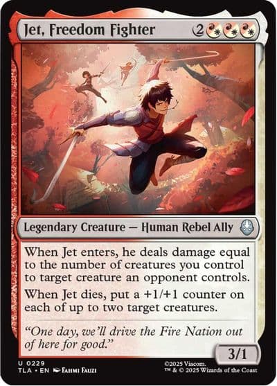 Jet Freedom Fighter Avatar: The Last Airbender Magic card