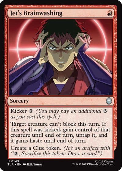 Jets Brainwashing Avatar: The Last Airbender Magic card