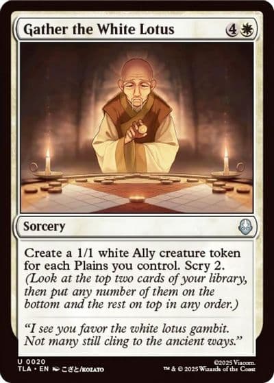 Gather the White Lotus Avatar: The Last Airbender Magic card