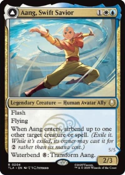 Aang Swift Savior Avatar: The Last Airbender Magic card
