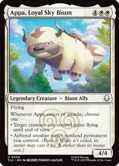 Appa Loyal Sky Bison Avatar: The Last Airbender Magic card