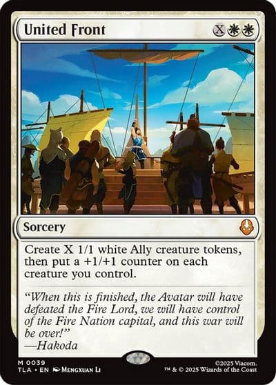 United Front Avatar: The Last Airbender Magic card