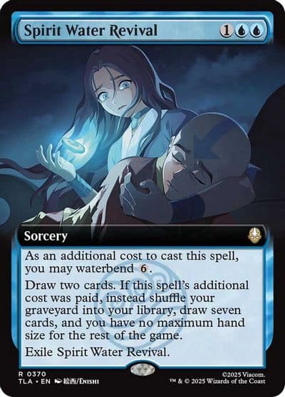 Spirit Water Revival Extended Art Avatar: The Last Airbender Magic card