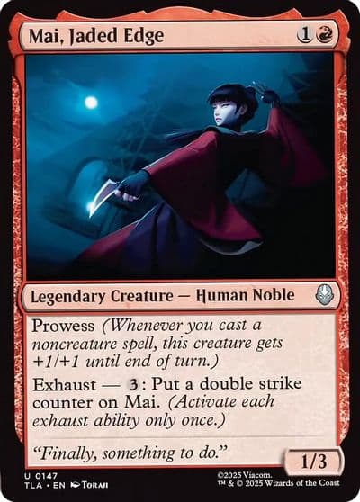 Mai Jaded Edge Avatar: The Last Airbender Magic card