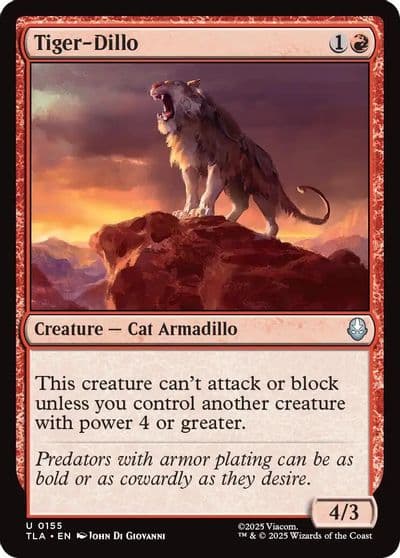 Tiger Dillo Avatar: The Last Airbender Magic card