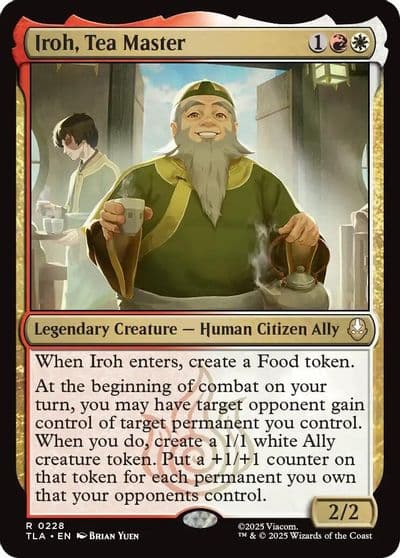 Iroh Tea Master Avatar: The Last Airbender Magic card