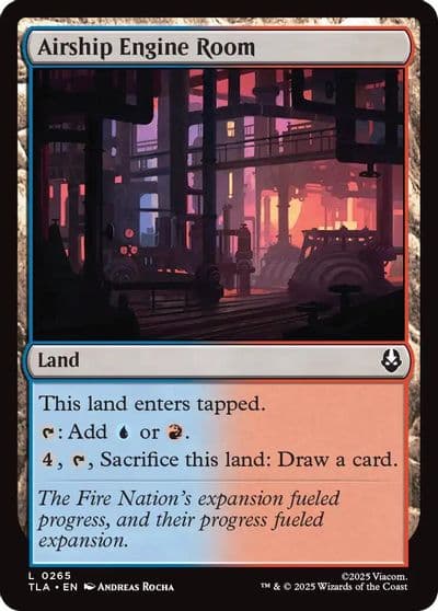 Airship Engine Room Avatar: The Last Airbender Magic card
