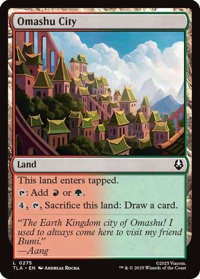 Omashu City Avatar: The Last Airbender Magic card
