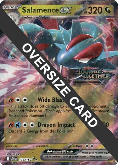 Salamence ex Jumbo Cards Pokemon card