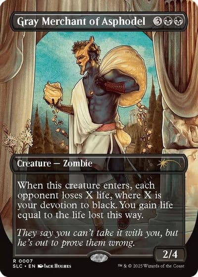Gray Merchant of Asphodel Secret Lair Countdown Kit Magic card