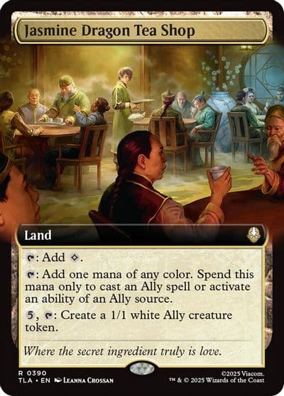 Jasmine Dragon Tea Shop Extended Art Avatar: The Last Airbender Magic card