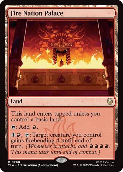 Fire Nation Palace Avatar: The Last Airbender Magic card
