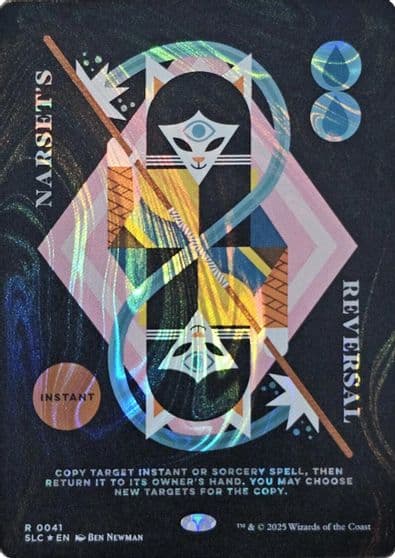 Narsets Reversal Halo Foil Secret Lair Countdown Kit Magic card