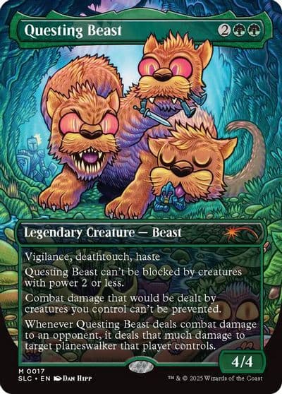 Questing Beast Secret Lair Countdown Kit Magic card
