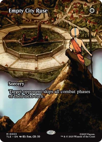 Empty City Ruse Borderless Avatar: The Last Airbender: Eternal-Legal Magic card