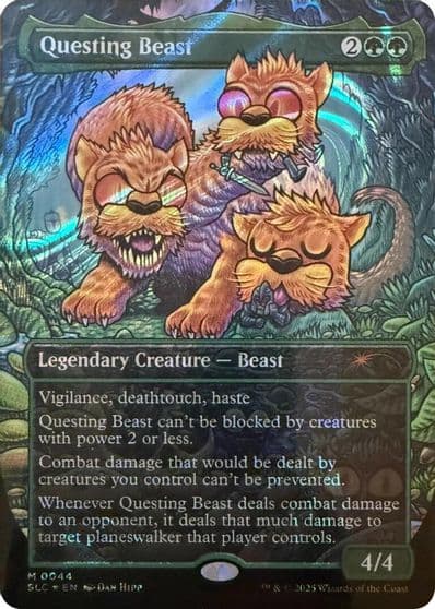 Questing Beast Halo Foil Secret Lair Countdown Kit Magic card
