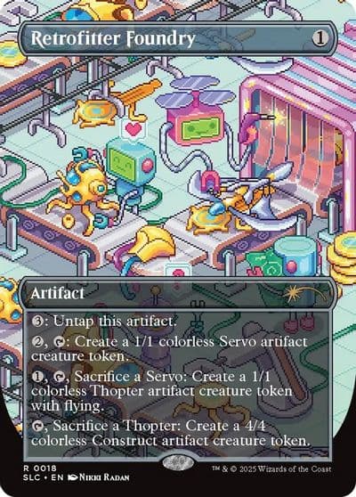 Retrofitter Foundry Secret Lair Countdown Kit Magic card