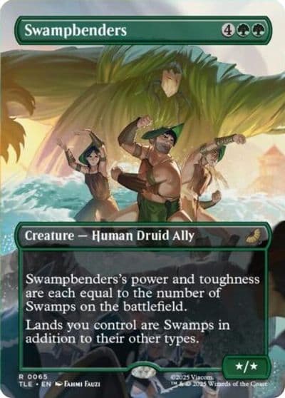 Swampbenders Borderless Avatar: The Last Airbender: Eternal-Legal Magic card