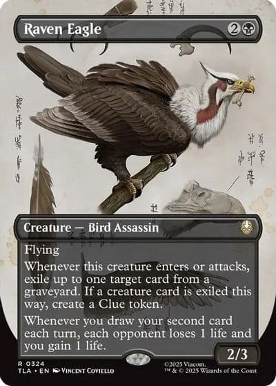 Raven Eagle Borderless Avatar: The Last Airbender Magic card