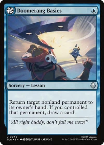 Boomerang Basics Avatar: The Last Airbender Magic card