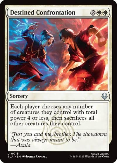 Destined Confrontation Avatar: The Last Airbender Magic card