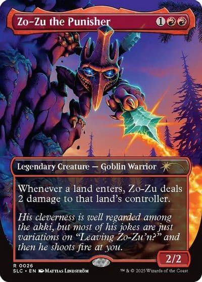 Zo Zu the Punisher Secret Lair Countdown Kit Magic card