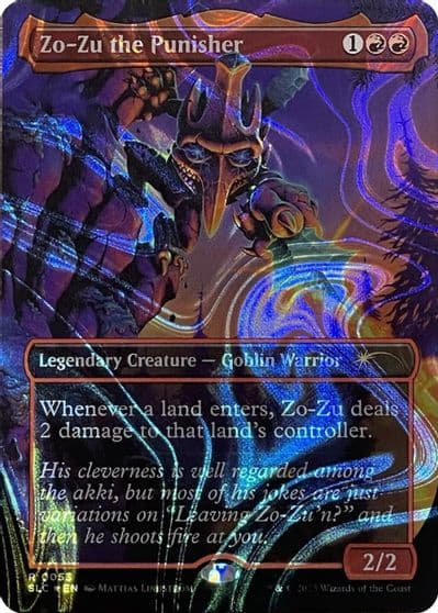 Zo Zu the Punisher Halo Foil Secret Lair Countdown Kit Magic card