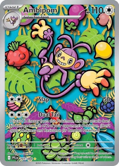 Ambipom ME02: Phantasmal Flames Pokemon card