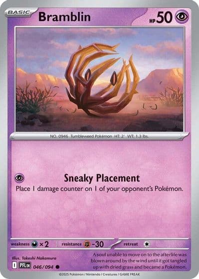Bramblin ME02: Phantasmal Flames Pokemon card