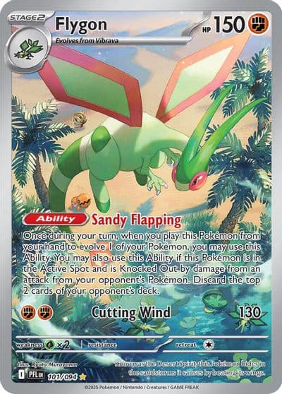 Flygon ME02: Phantasmal Flames Pokemon card