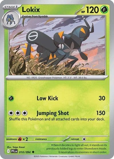 Lokix ME02: Phantasmal Flames Pokemon card