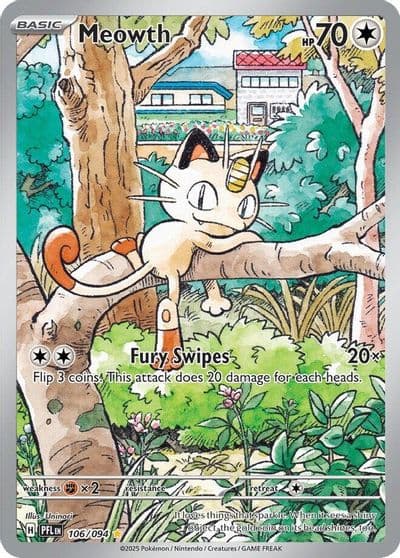 Meowth ME02: Phantasmal Flames Pokemon card