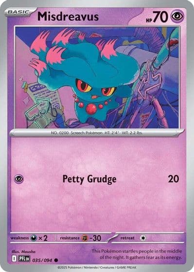 Misdreavus ME02: Phantasmal Flames Pokemon card