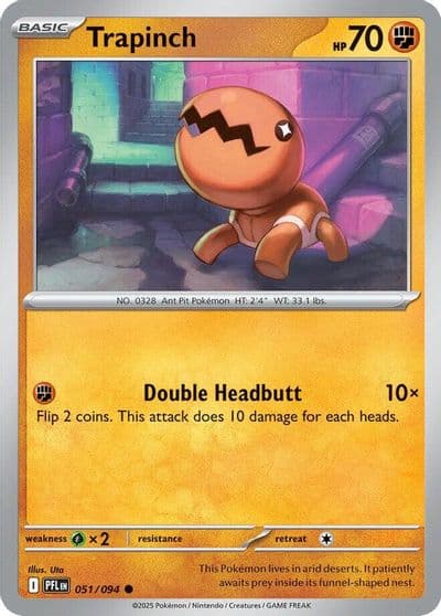 Trapinch ME02: Phantasmal Flames Pokemon card