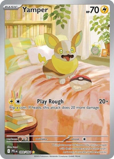 Yamper ME02: Phantasmal Flames Pokemon card